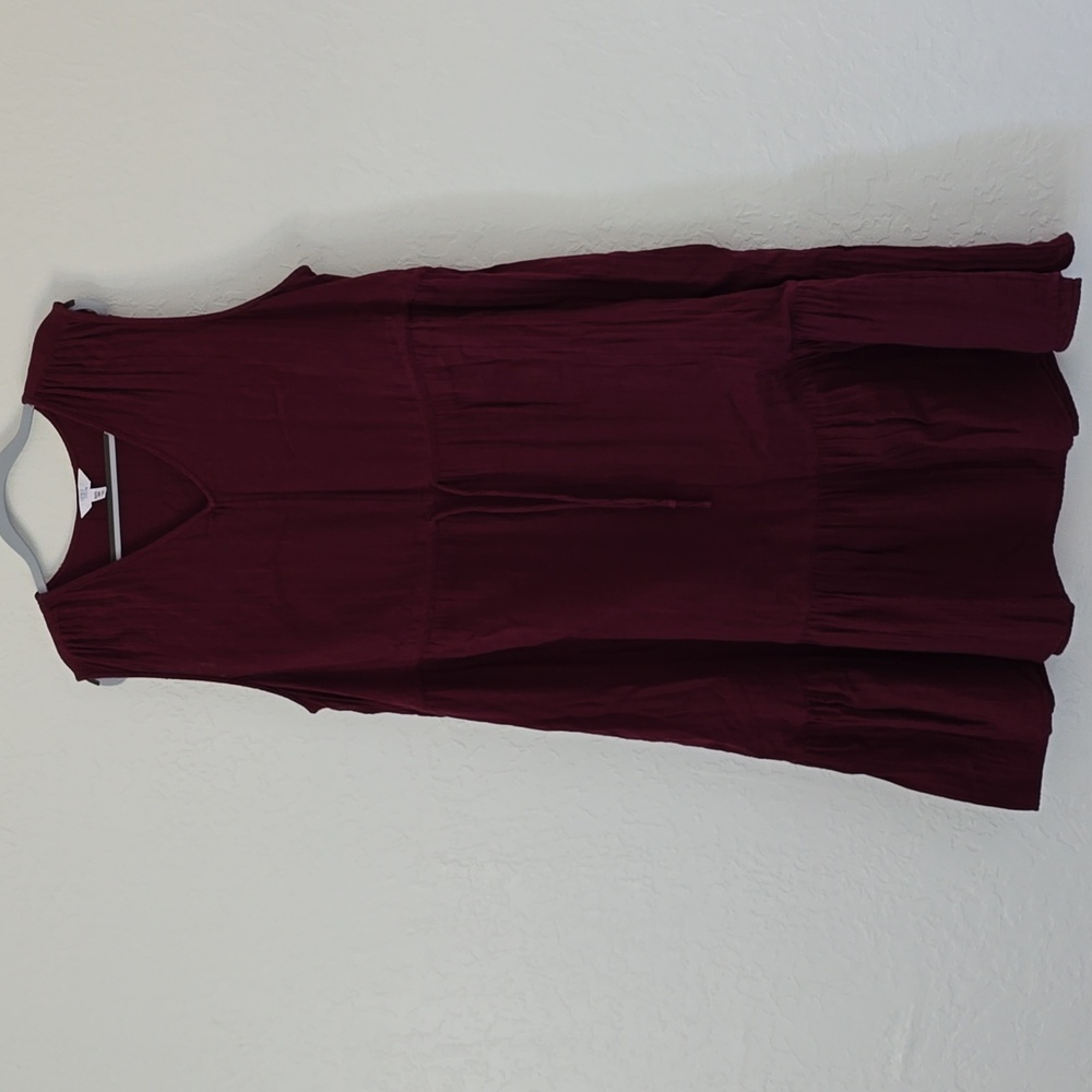 Red Time And Tru Gauze Dress Size 3x